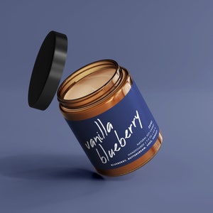 Vanilla Blueberry Soy Candle