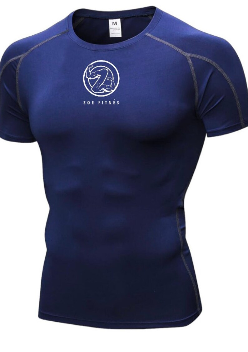 Men's Compression Shirt Short Sleeve Athletic Compression Tops Cool Dry