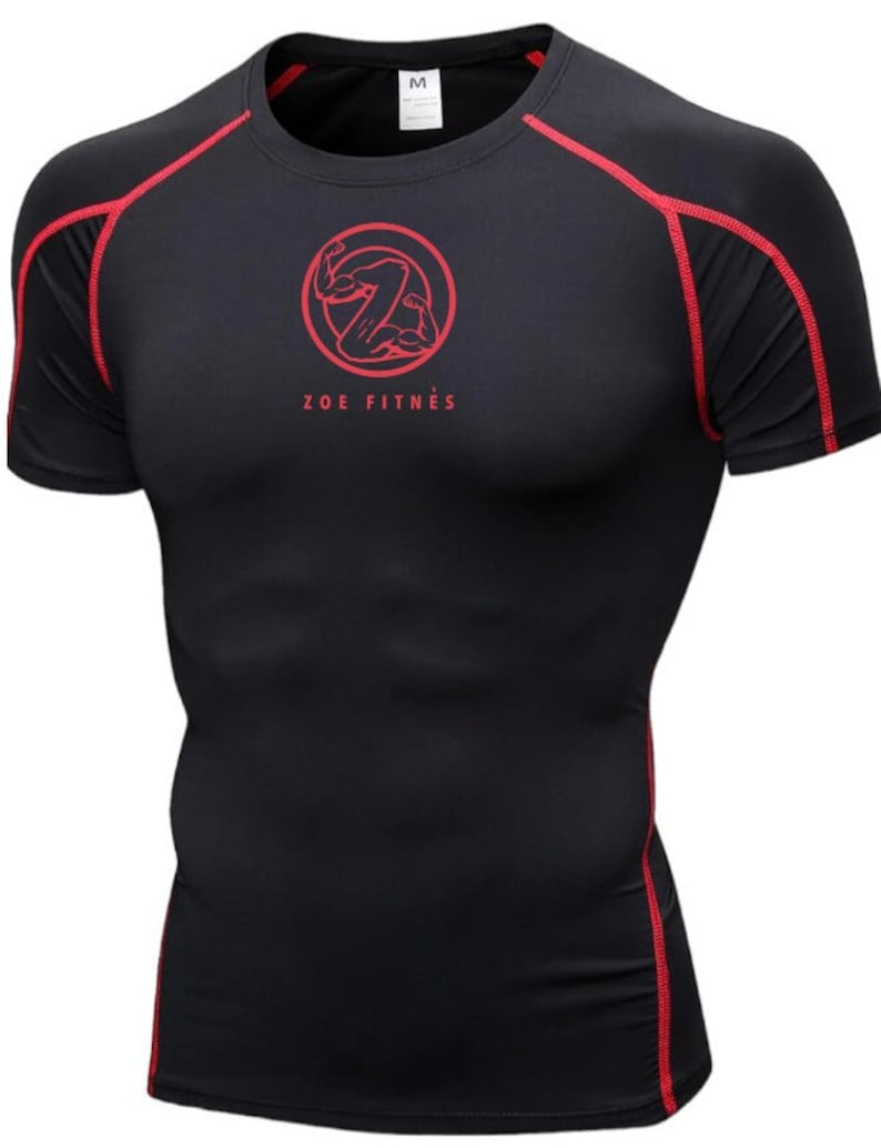 Men's Compression Shirt Short Sleeve Athletic Compression Tops Cool Dry