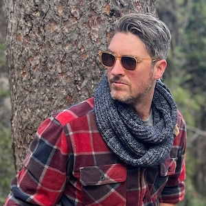 INFINITY SCARF x Digital Download x Knit Scarf Pattern x Gender-Neutral x Beginner Friendly