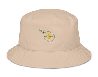 Get Pickled Organic Bucket Hat | Pickleball | Pickle Ball | Bucket Hat | Hats