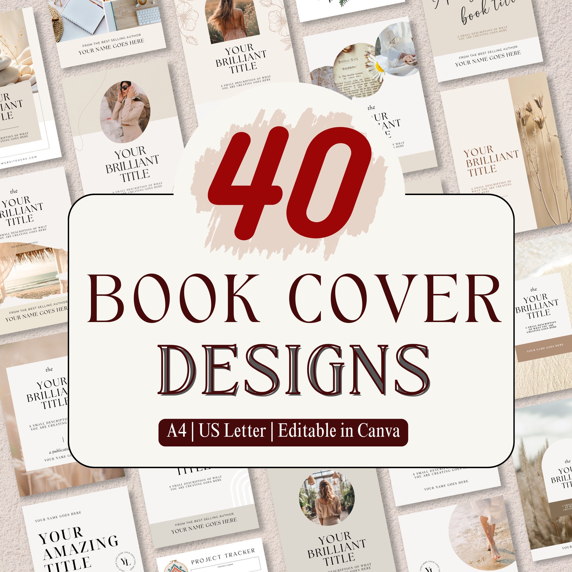 Ebook Cover Template Canva E-book Cover Design for Digital Course ...