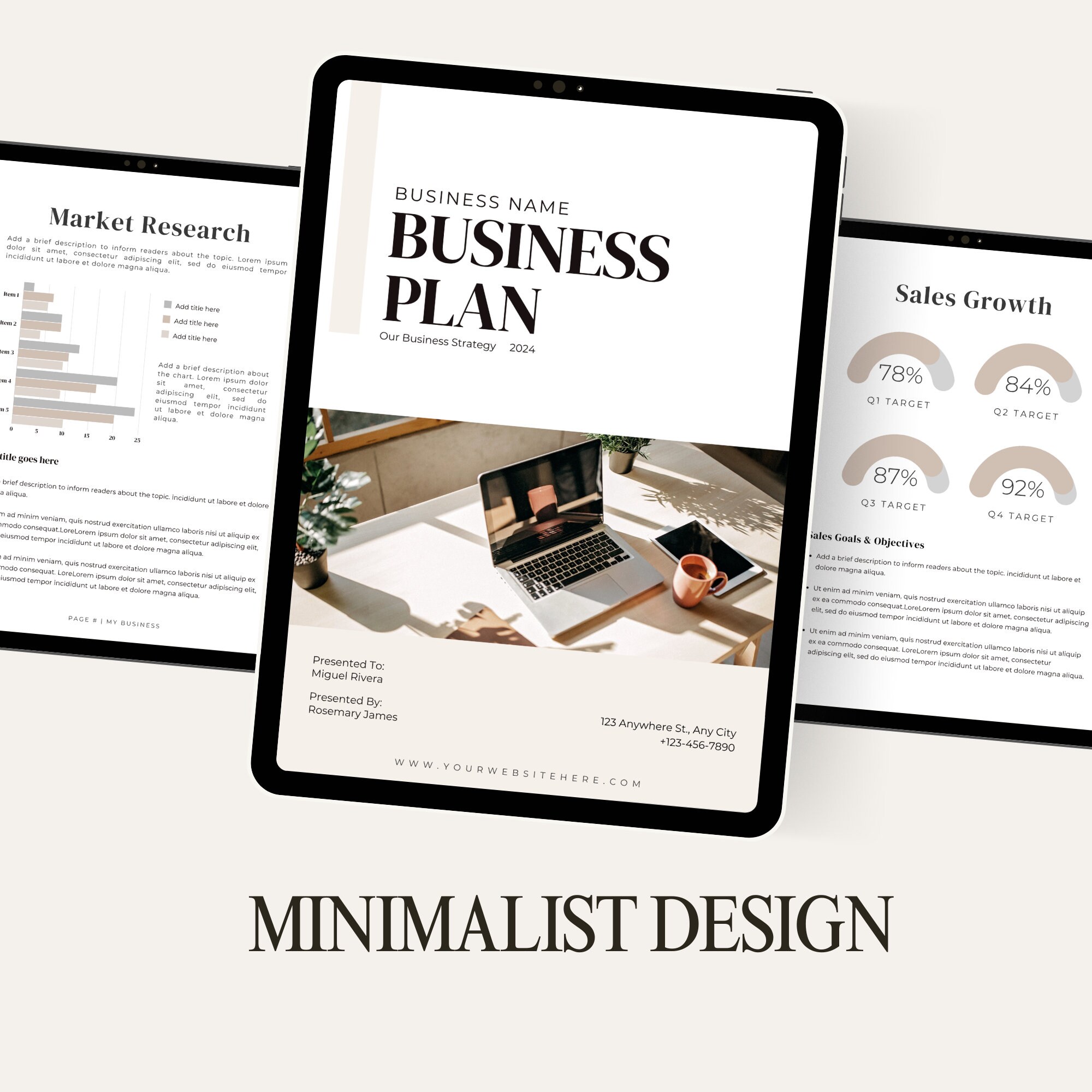 Canva Business Plan Template: Editable Startup Proposal (digital ...