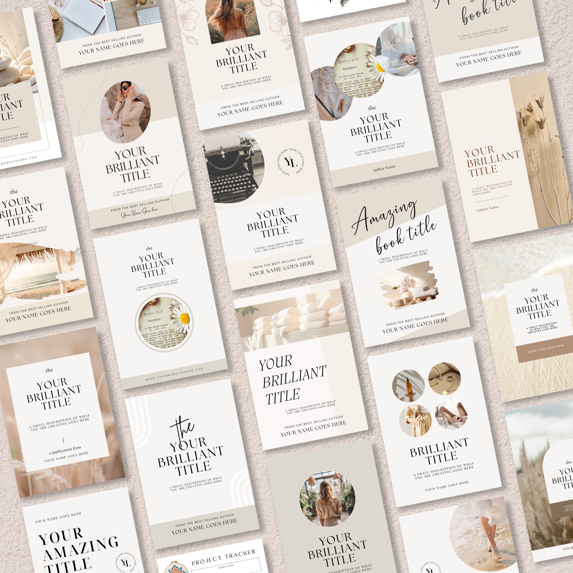 Ebook Cover Template Canva E-book Cover Design for Digital Course ...
