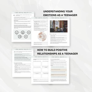 K&ouml;nnte beinhalten: Ein druckbares Arbeitsblatt mit Tipps f&uuml;r Teenager zum Verst&auml;ndnis und zur Bew&auml;ltigung ihrer Emotionen. Das Arbeitsblatt enth&auml;lt ein Diagramm der vier Phasen der emotionalen Wahrnehmung, ein Gef&uuml;hlsrad und eine Liste von Strategien zur Bew&auml;ltigung schwieriger Emotionen.