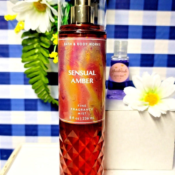 Sensual Amber - Bath And Body Sensual Amber Body Fine Fragrance Body Mist 8 fl oz