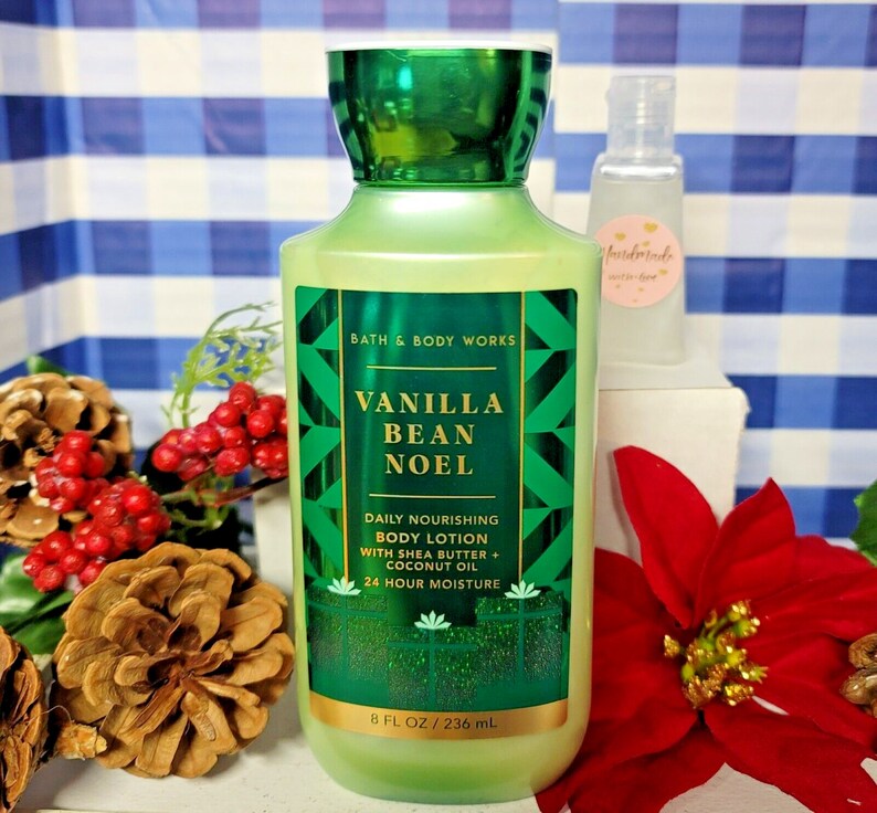 Bath and Body Works vanilla Bean Noel 24 Hour Moisturizing Etsy
