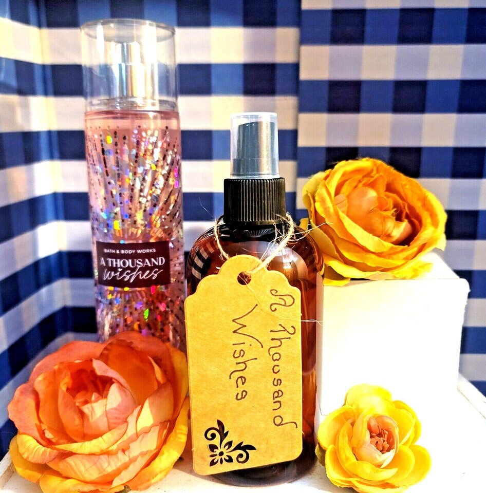 A Thousand Wishes Bath and Body Fine Fragrance Body Mist 8 Fl Oz