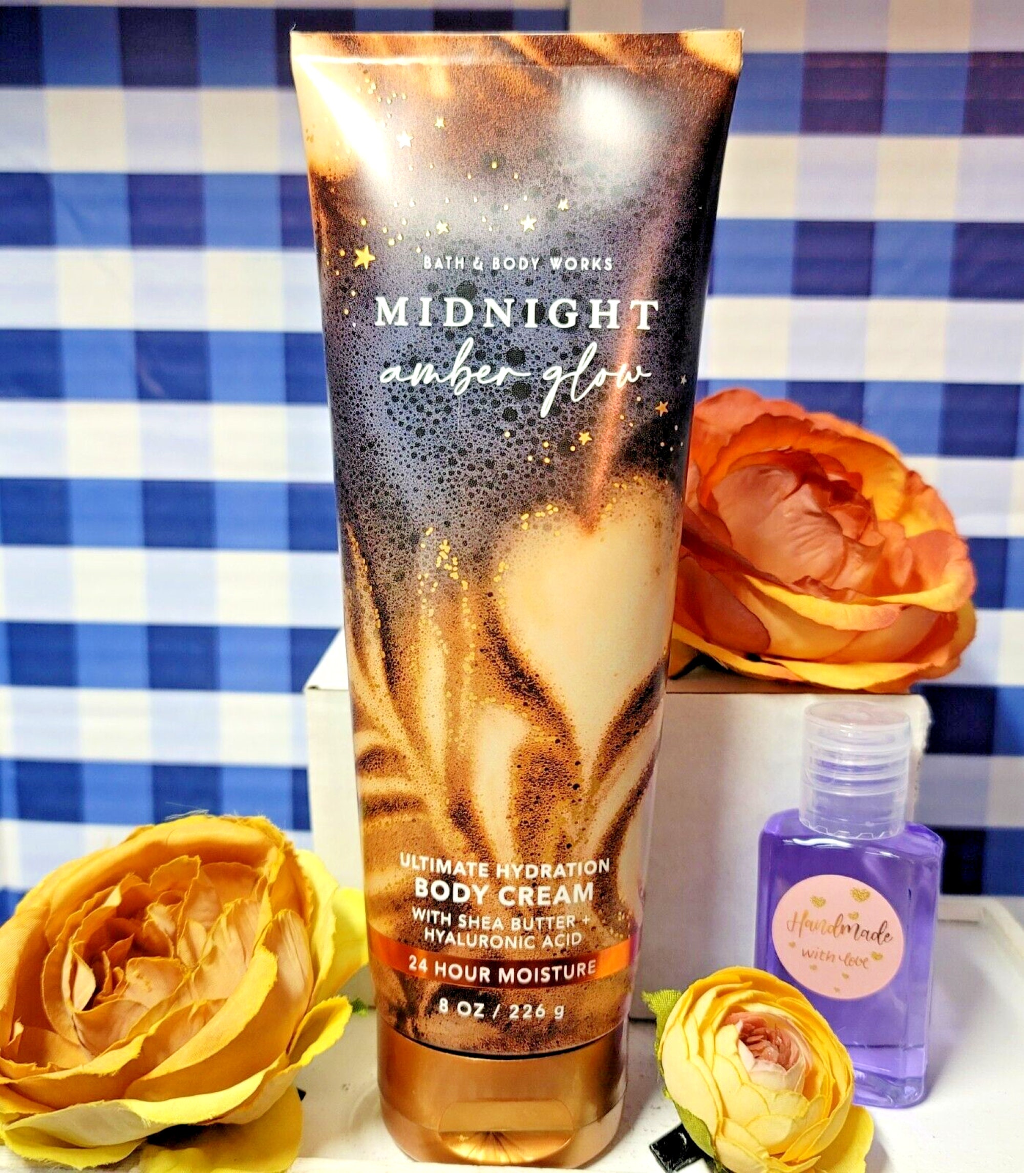 Bath and Body Works Midnight Amber Glow Ultimate Hydration Body Cream 8 Fl  Oz. 