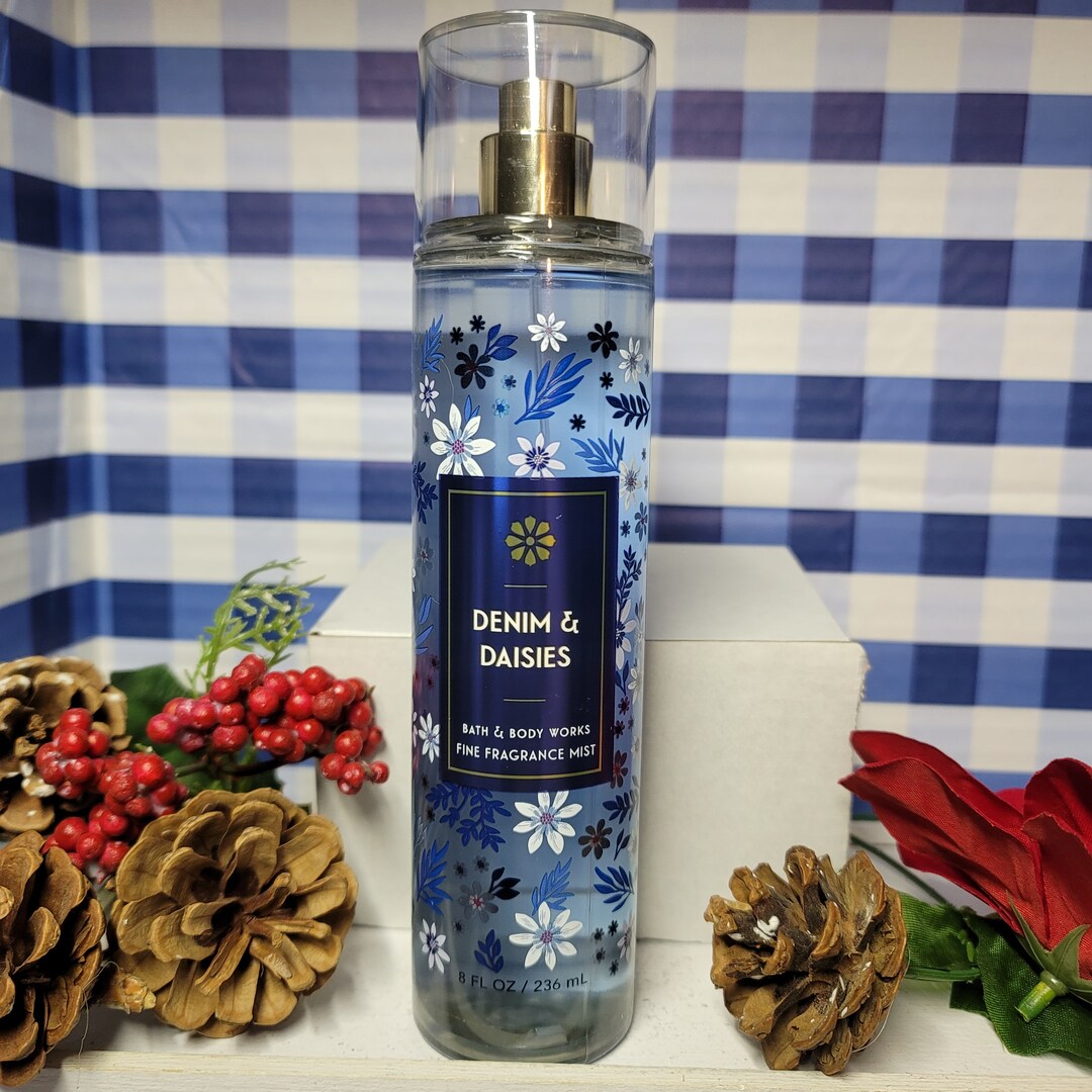 Bath and Body Works Denim and Daisies Fine Fragrance Body Mist 8 Fl Oz