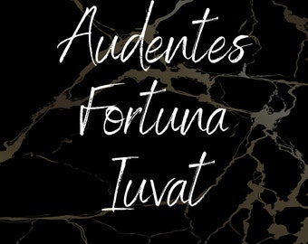 Audentes Fortuna Iuvat - Downloadable Digital Art (8x10 - larger sizes available)