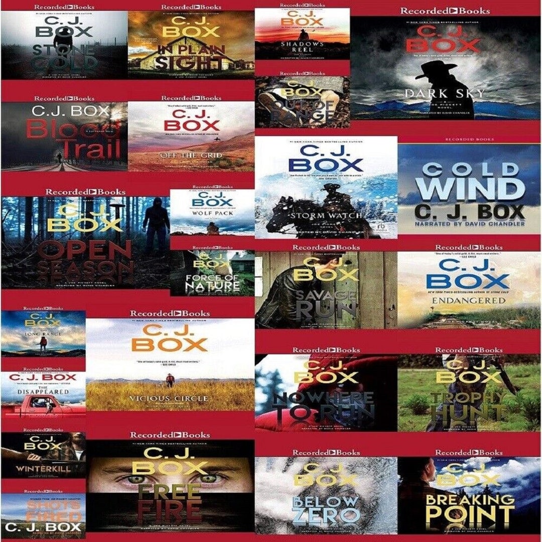C. J. Box Joe Pickett Audio Book Collection 24 MP3 Audiobooks Etsy