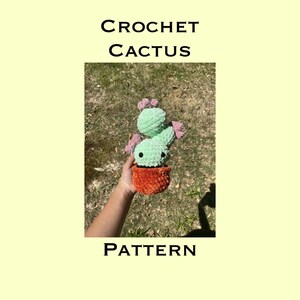 Gehaakt cactus knuffelpatroon, gehaakt knuffel, gehaakt knuffelpatroon, haakpatroon, gehaakte cactus, cactuspatroon, amigurumi cactus