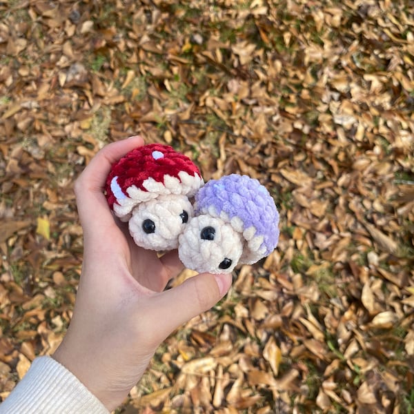 Crochet mushie pop plushie, crochet plushie, gift for kids, mushie pop, crochet mushroom, crochet mushie pop, mini crochet, poppable plushie