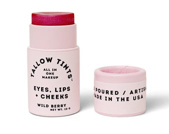 Tallow Tints™ / Wild Berry / Natural Tallow Lip Tint - All in one makeup