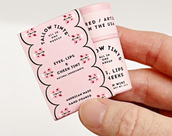 Tallow Tints™ / Raisin Wine / Natural Tallow Lip Tint - All in one makeup