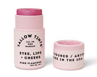 Tallow Tints™ / Pink Flamingo / Natural Tallow Lip Tint - All in one makeup