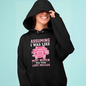 Women's trucker hoodie, women's hoodie, trucker hoodie for women, women's pullover, trucker gift women, trucker gift, gift for her hoodie image 6