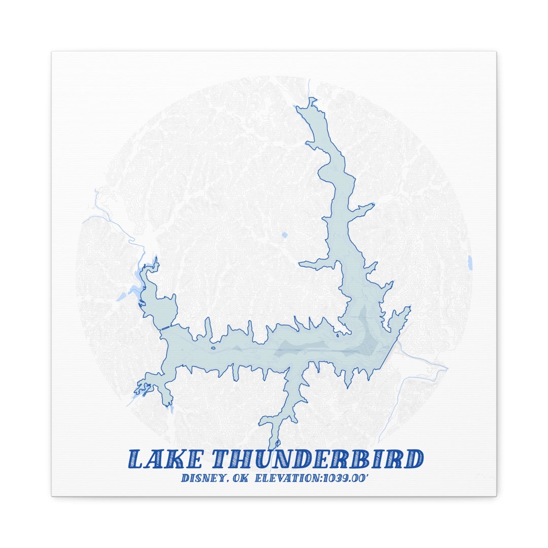 Lake Thunderbird Oklahoma Etsy