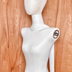 Silk Bridal Scarf, Bridal Neck Scarf for Bride