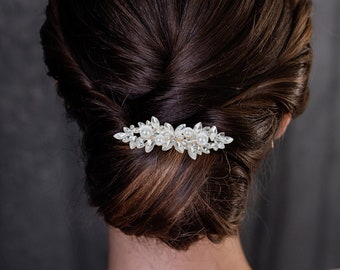 Bridal Comb with Pearl, Bridal Hair Comb with Pearls, Pearl Comb for bride
