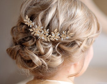 Bridal Hair Comb and Pins, Bridal Comb Set for Bride