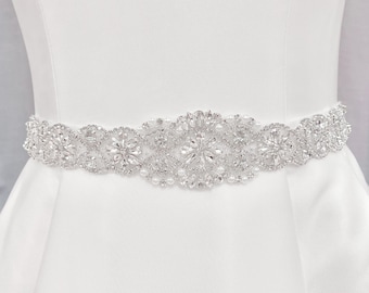 Wedding Dress Belt Crystal Pearl Sash Pearl Wedding Sash Belt Pearl Crystal Sash Bridal Sash Rhinestone Belt Wedding Sash Bridal Sash Belt