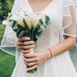 Cathedral Satin Veil, Satin Edge Veil Wedding, Cathedral Veil with Satin Trim, Elegant Bridal Veil for Bride