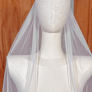 Veil Pencil Edge, Pencil Edge Veil, Barely There Pencil Edge Veil