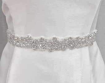 Ceinture de mariée strass, ceinture de mariée écharpe perlée, ceinture robe de mariée, ceinture de perles de mariage, ceinture écharpe de mariage perle, ceinture de mariée faite main