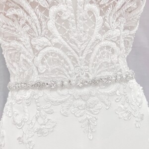 Rhinestone Wedding Belt, Wedding Dress Belt Rhinestone, Wedding Belts for Brides