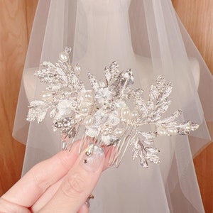 Wedding Pearl Comb, Pearl Wedding Comb, Pearl Comb for Wedding