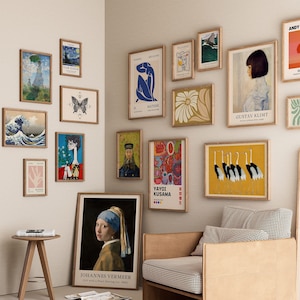 Vintage Printable Wall Art Set of 18 Vintage Gallery Wall Se Eclectic