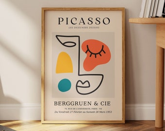 ピカソプリント ピカソアートスケッチプリント ピカソポスター ピカソ