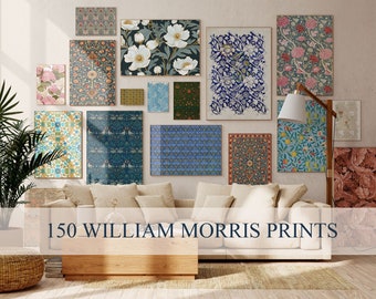 Láminas artísticas de William Morris, colección de pared vintage (descarga digital)
