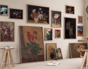 400 Vintage Floral Prints, Botanical Art Set (Digital Download)