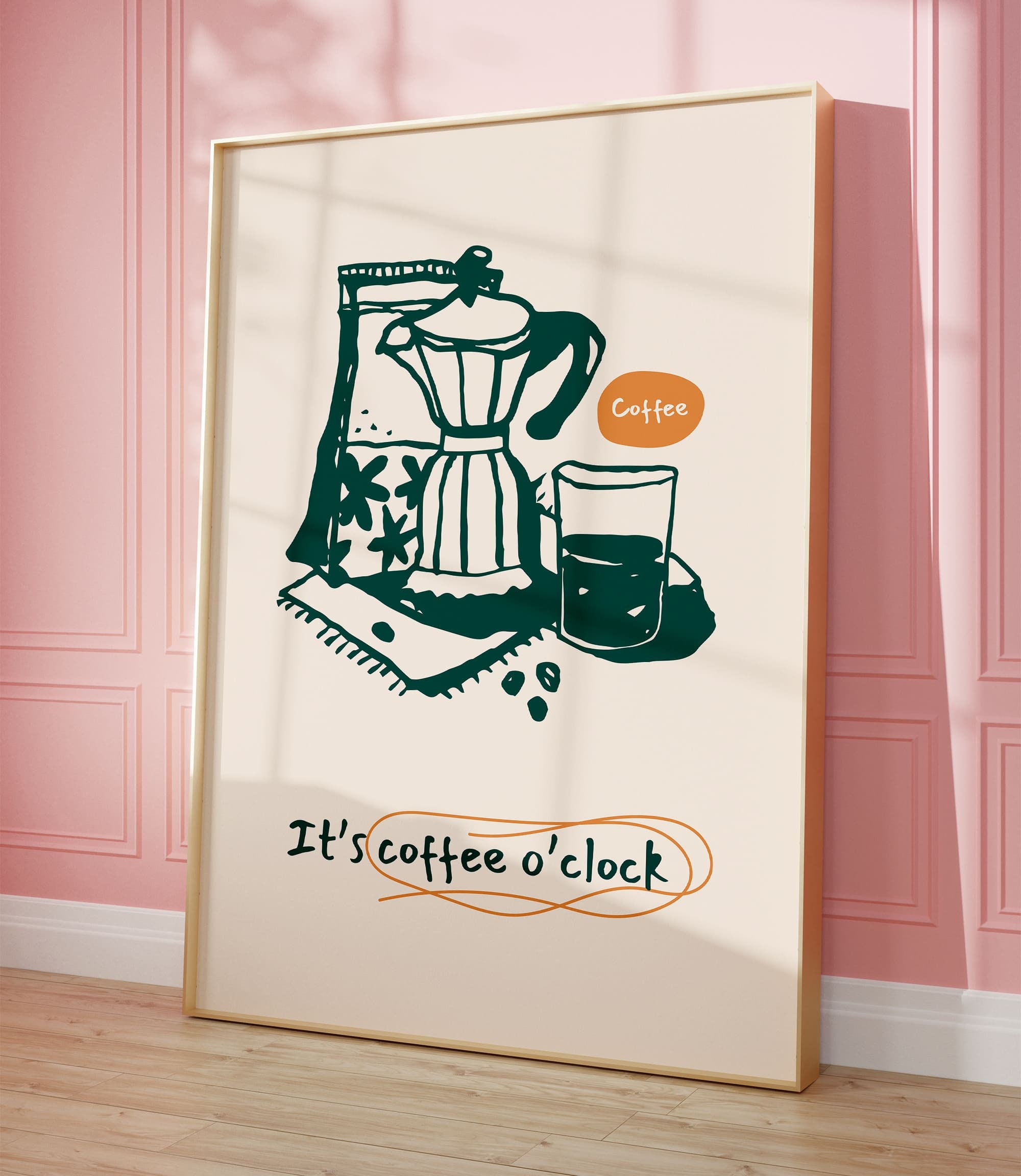 Retro Coffee Poster Print, Kitchen Wall Art (digital Download) - Etsy