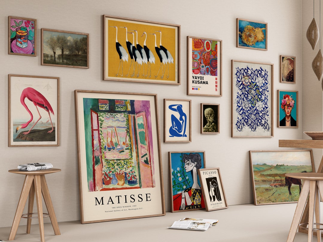500 Vintage Printable Wall Art Set, Vintage Prints, Mega Bundle ...