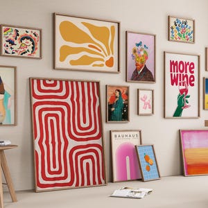 4800 Maximalist Wall Art, MEGA BUNDLE, Trendy Wall Art, Maximalist Gallery Wall Set, Eclectic Wall Art, Maximalist Home Decor, Trendy Print