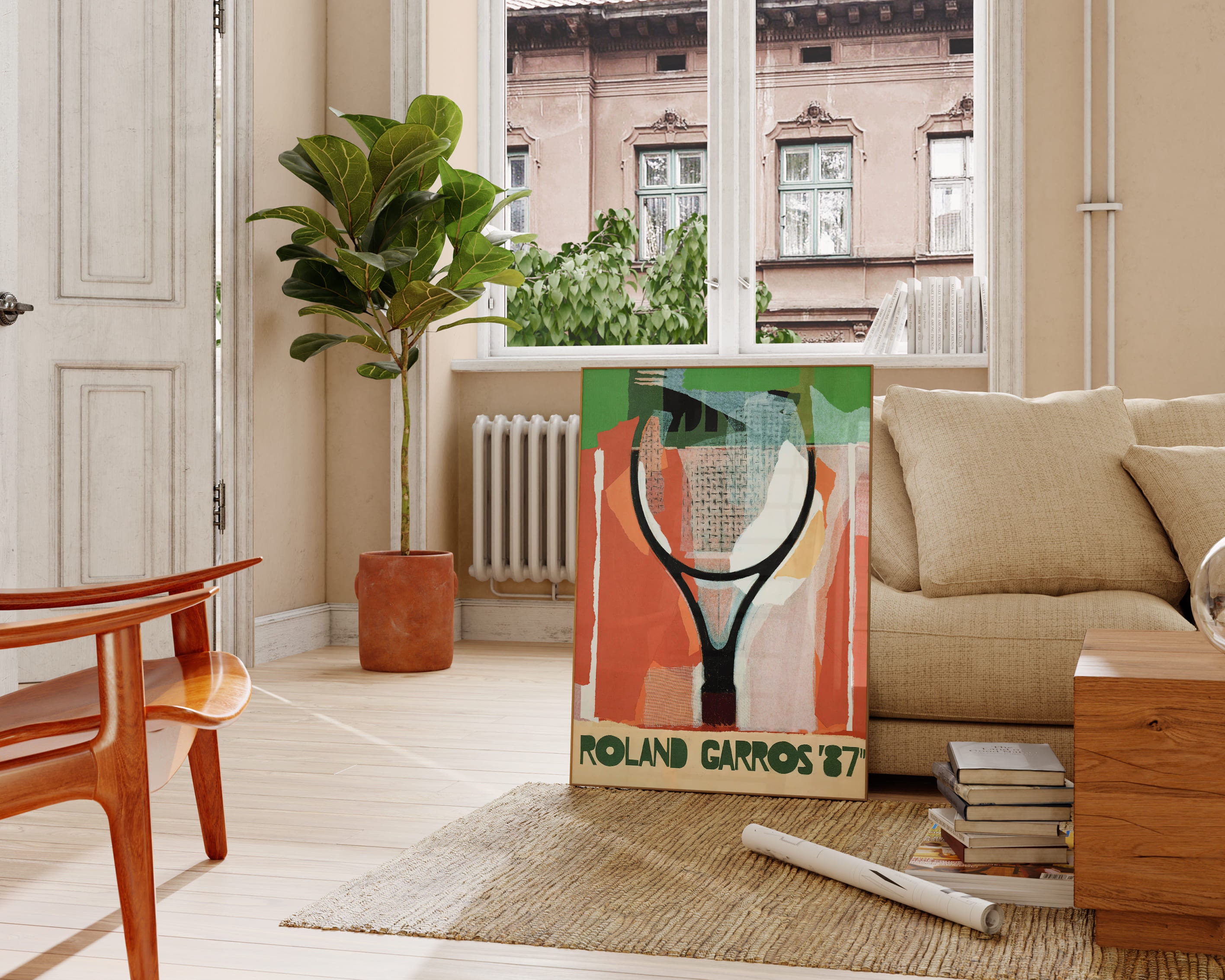 Affiche Roland Garros 2007 par Kate SHEPHERD