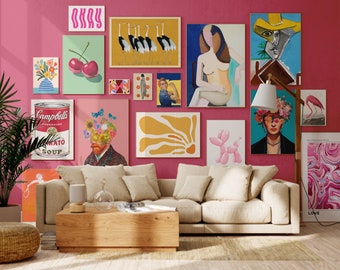 6000 Eclectic Maximalist Gallery Wall Art Prints (Digital Download)