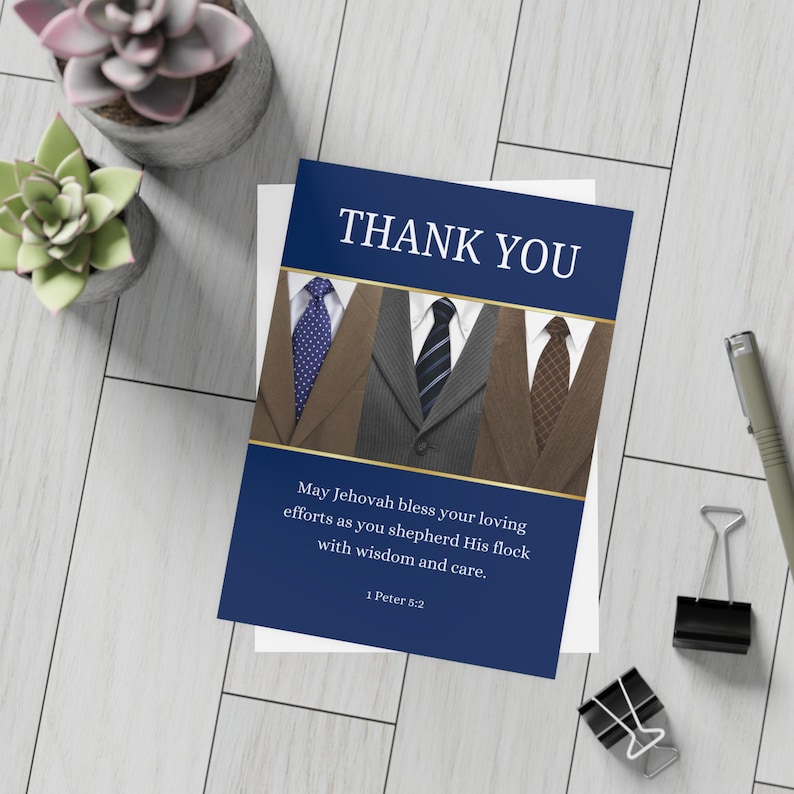 JW Elder Appreciation Postcard Set: Jehovah's Witness Gift 画像 2