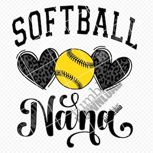 Softball Nana PNG Download digitale File PNG Download istantaneo