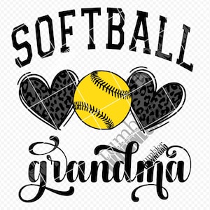 Softball Grandma PNG Digital Download PNG file Instant Download