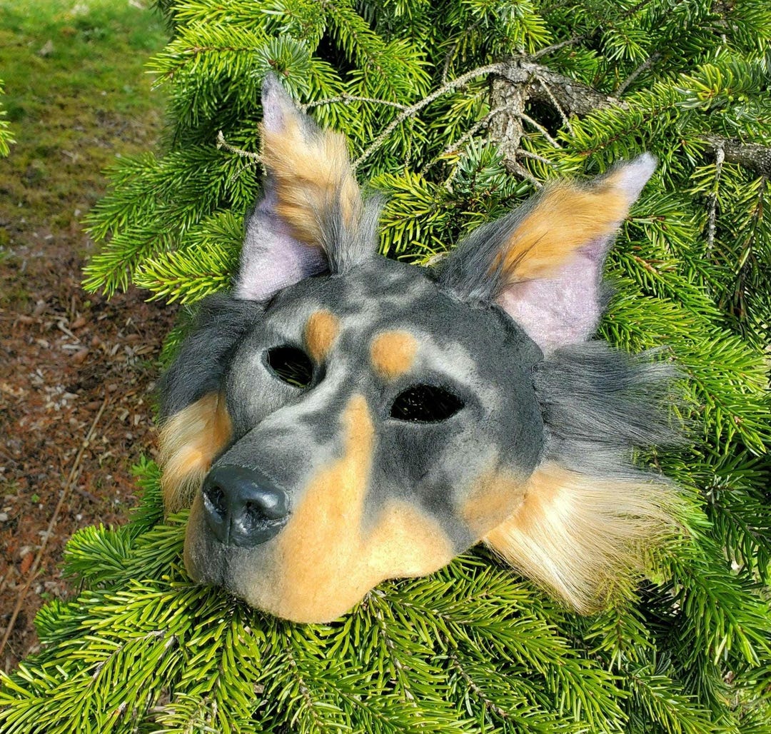 Merle Beauceron Mask (therian/cosplay) - Etsy