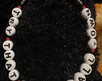 Jason Custom Try That In A Small Town bracelet beaded Aldean