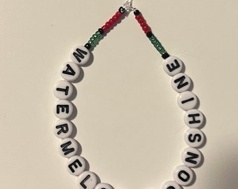 Custom Lainey Wilson inspired watermelon moonshine bracelet music