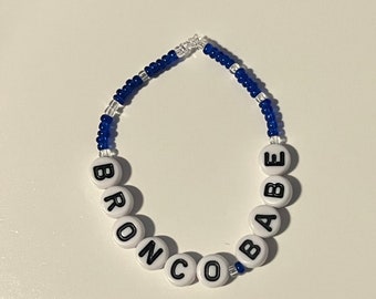 Custom ford bronco bronco babe beaded bracelet to match