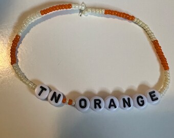 Custom song title lyrics artist glass beaded bracelet