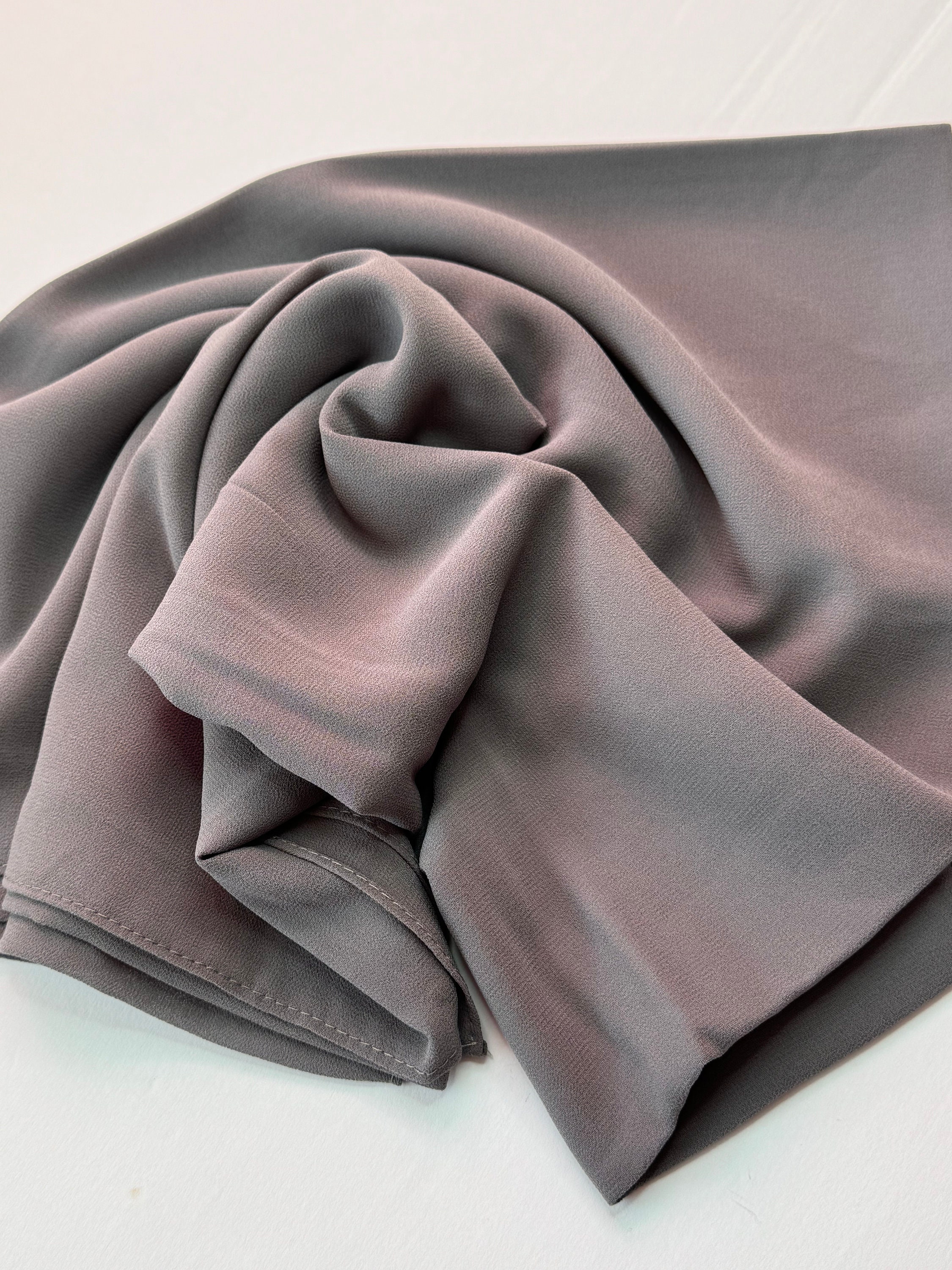 Copper Silver Chiffon Hijab main image 1